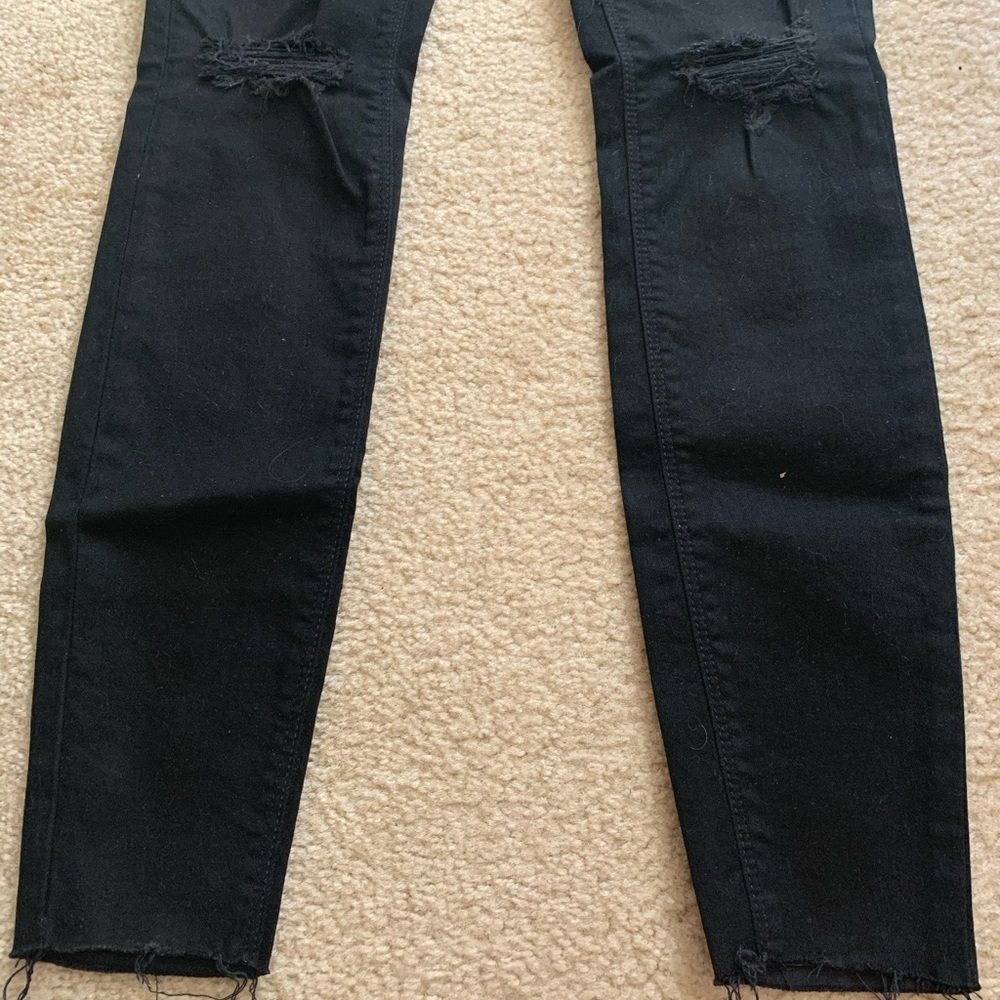 Black Orchid Ripped Distressed Skinny Jeans - Picture 6 of 8